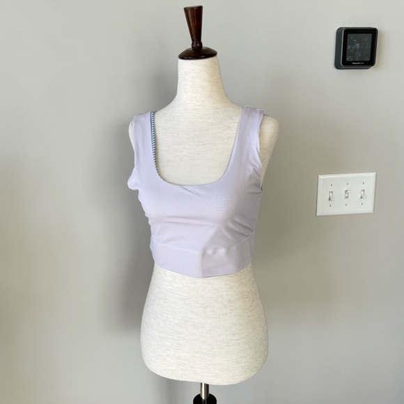 Fabletics Sports Bra Bundle - Blue and Yellow Cross and Reversible Scoop Neck - Picture 10 of 12